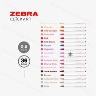 TBMO Zebra ClickArt Retractable Marker Pen 0.6mm