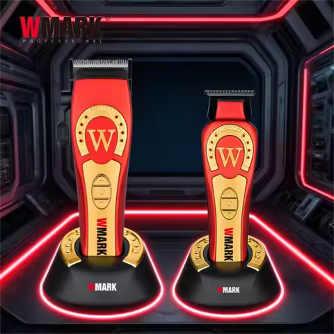 WMARK Trimmer Professional Clipper Cordless Hair Cutting Machine 9000 RPM Barber Rechargeable Trimme