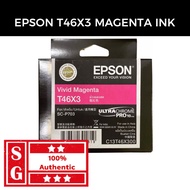 Epson T46X3 Vivid Magenta Ink l C13T46X300 l For Epson SC-P703 Printer l Epson T46X l Epson Ink Cartridge l Epson Ink Ca
