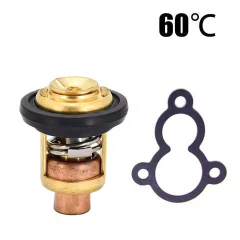 66M-12411-00 66M-12411-01 Thermostat and 68D-E2414-A0 67D-12414-A0 Gasket for Yamaha F4A F4B F5A F6C