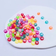 100PCS Alphabet Acrylic Beads Mixed Alphabet Beads For DIY Jewelry Making