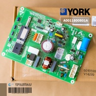 001H1800801AN แผงวงจรแอร์ YORK แผงบอร์ดแอร์ยอรค์ บอร์ดคอยล์ร้อน รุ่น YHJF12YATCHAO-X