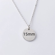 Personalized Custom Photo and Message Necklace Pendant Keychain Dog tagCustomized Engraved Necklace