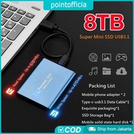 Lowest price 24H FourPortable SSD External hard drives 1TB 2TB 4TB 8TB External Hard Drive Hard Driv