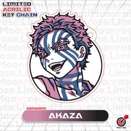PREMIUM ACRYLIC KEYCHAIN THEME AKAZA DEMON SLAYER - LIMITED EDITIONS G13