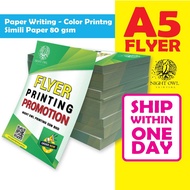 Flyer Printing A5 80gsm simili paper