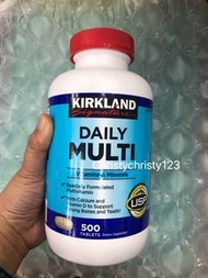 (大樽 500粒) ~Kirkland 成人綜合維他命 (Kirkland Signature Daily Multi) 