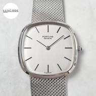 ORIGINAL FORTUNE GENEVE golden ellipse  manual jam tangan pria asli swiss