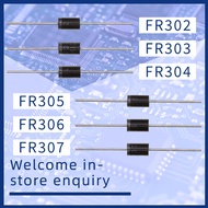 （Discounts for large quantities）50pcs  FR307 FR302 FR303 FR304 FR305 FR306 Rectifier Diode DO-27&*--