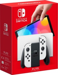 任天堂 Switch OLED白色主機(贈OLED保護貼)