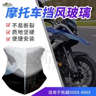 Promotion Suitable for Excellent 500X 400X Motorcycle Front Windshield Modified Heightened Thickened