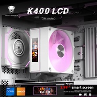 Jungle Leopard K400 LCD ARGB CPU Cooler 2.99-inch Display Screen 4 Heat Pipes 5V 3PIN ARGB 120mm PC 