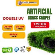 Al Aqsa Carpet Rumput Tiruan Double UV Protection 20mm 30mm 40mm | Turf Grass Carpet Indoor Outdoor