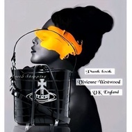 少量日版-現貨/Vivienne Westwood/新款單肩+手提+斜背包/抽繩封口鱷魚紋水桶包/附防塵袋+品牌紙袋