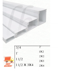 FEEMA PVC WIRING CASING / ELECTRICAL CASING / WIRING TRUNKING( 1x2, 2x2, 2x3, 2x4)