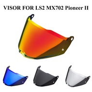 Helmet Visor Lens for LS2 MX702 Pioneer II Replace Anti-UV Anti-Scratch Dustproof Windshield Motorcy