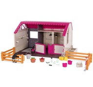 Lori Dolls – Horse Haven – Toy Stable – Playset for 6-inch Horses & Mini Dolls – Horse Barn & Access