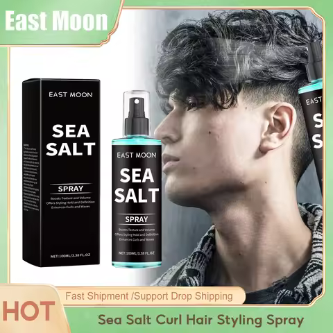 Sea Salt Curl Hair Styling Spray Mattifying Fluffy Increase Thicken Volumizing Non Grease Lasting Wa