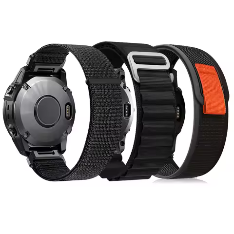 QuickFit 22mm Watch Band for Garmin Fenix 8/E 47mm/Fenix 7 6 5 47mm, Sport Replacement Wristband for