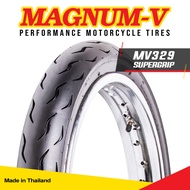 80/90-14 TT Magnum V  Super Grip MV329 Motorcycle Tires Size:  Width/Height 80/90 x 14 inch Rim Diameter Tube Type