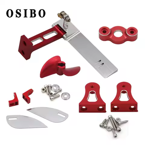 Metal Steering Rudder CNC Propeller Turn Fins Trim Flaps Shaft Spare Parts For UDI903 UDI005 UDIRC R