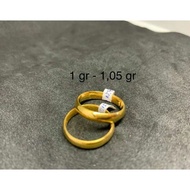 Cincin gopong emas asli kadar 700/16k cap BS lokal Medan