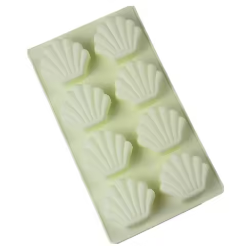 3d Food Grade Silicone Baking Mold 8 Holes Empty Shell DIY Handmade Soap Mold Chocolate Candy Mold F