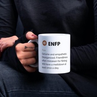 MBTI Definition Cup ENFP Personality Test Cup Gift Constellation English Ceramic Ceramic Mug Cup Gif