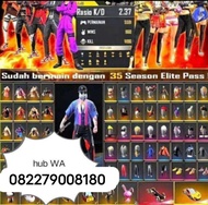 Jual akun ff sultan