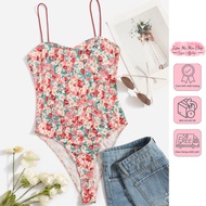 Bodysuit 2s with rose pattern (auth product)