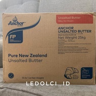 Terbaru Anchor Unsalted Butter 25 Kg | Mentega Tawar Anchor Karton 25