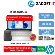 HP LAPTOP 15S-EQ2195AU /15S-EQ2196AU / 15S-EQ2197AU / 15-FC0402AU (8GB,512GB SSD,15.6" FHD,AMD RADEO