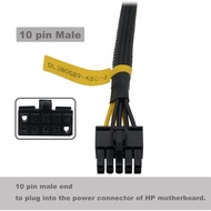 COMeap GPU Power Cable for HP DL580 DL585 DL980 G7 Server, 10 Pin to CPU 8 Pin Power Adapter for Nvi