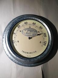 Bulova 古董 harley davidson 哈雷機車 室內溫度計 bulova thermometer 船鐘
