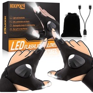 LED Gloves, Flashlight Gloves Christmas Gifts for Men Who Have Everything, Cool Gadgets for Fishing,