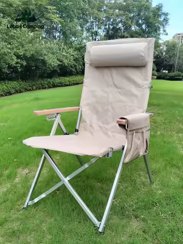 Lohascamping Portable Adjustable Camping Chair garden Foldable Relax chair outdoor lounge Bench Chai