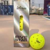 Box of 3 Zocker Five Star Pickleball Competition Balls