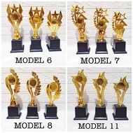 PROMO PIALA LOMBA SET isi 3 JUARA 1 2 3 TATAKAN HITAM POLOS MODEL RANDOM TIDAK BISA PILIH MODEL TING