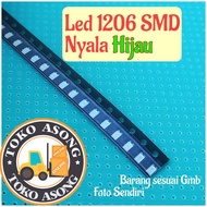 HIJAU Led 1206 SMD green lamp