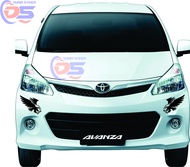 STIKER KAP MOBIL AVANZA STIKER CUTTING TRIBAL MOTIF ELANG STIKER KAP BAWAH LAMPU STIKER UNIVERSAL