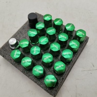 2 in 1 Rays Nut / Rays Wheel Nut / Racing Nut / Steel Nut / Nut Besi / Tire Nut Long Myvi Alza Honda