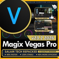 Magix Vegas Pro v23.2 2025 ⚡ LIFETIME PREMIUM ⚡ LIFETIME ACTIVATED ⚡ GOOD SUPPORT