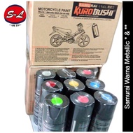 SAMURAI Paint Pylox Aerosol Spray Paint 400 cc Color Honda Yamaha Motorcycle kawasaki H138* Red R4L 