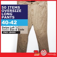 Seluar Slack bundle lelaki (Size 40-42) Oversize Bundle Pants Men Seluar Slack Bundle Murah Pants Bundle Khakis