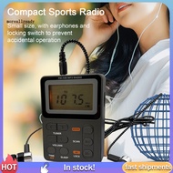  Pocket-sized Radio Miniature Radio with Earphones Portable Mini Lcd Fm Radio Receiver with Headphones Compact Design Am/fm Dual Band Hifi Stereo Sound Radio Best Sel