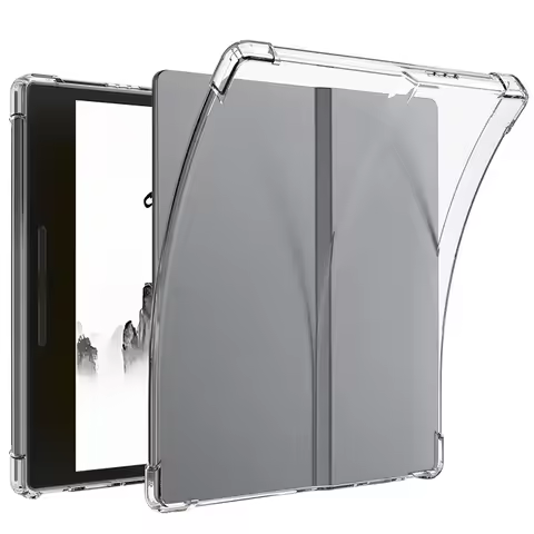 For Hanvon Clear7 Case E-reader Transparent Soft Silicone TPU Cover Shockproof Airbag Protection for