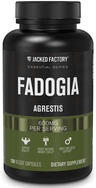 Jacked Factory Essentials Fadogia Agrestis Extract - Fadogia Agrestis 600mg for Vitality & Energy Su