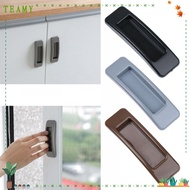 TEAMY 2Pcs Door Handle Self-adhesive Wardrobe Drawer Organizer Glass Window Grip