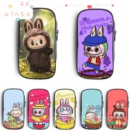 WINTE Pencil Cases, Cute Cartoon Large Capacity Labubu Pencil Bag, Fashion Stationery Bag for Labubu