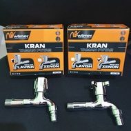 Wilmer lavender & xenon model rotary garden faucet